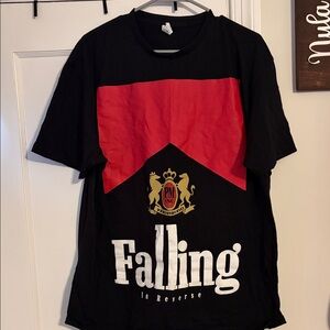 Black and Red Falling in Reverse T-Shirt